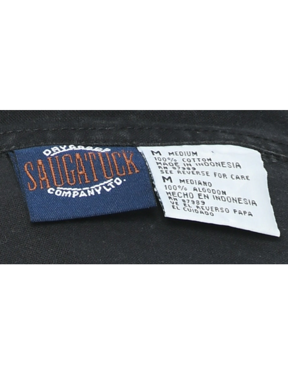 Black Denim Shirt - M