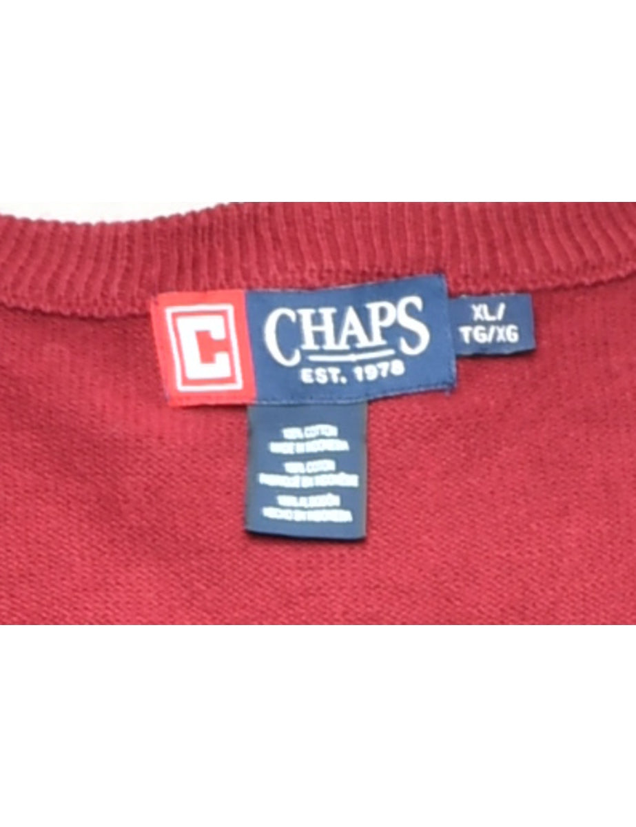Chaps Sweater Vest - XL