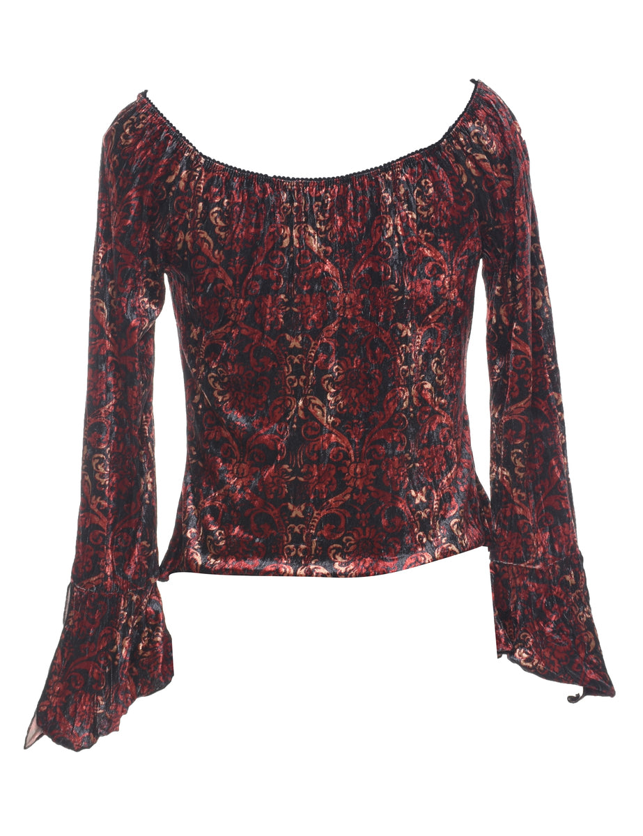 Floral Printed Top - S
