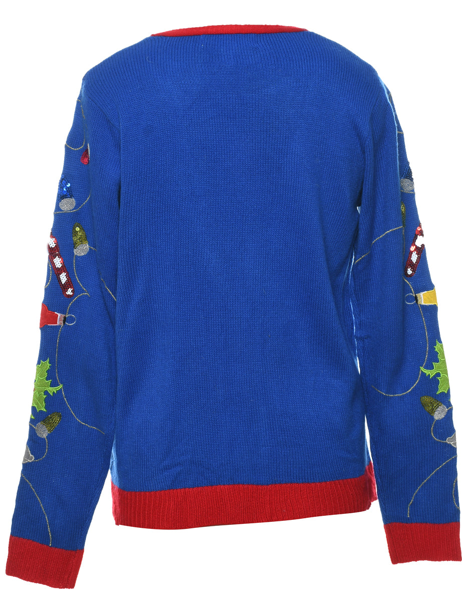 Festive Season Christmas Jumper - M