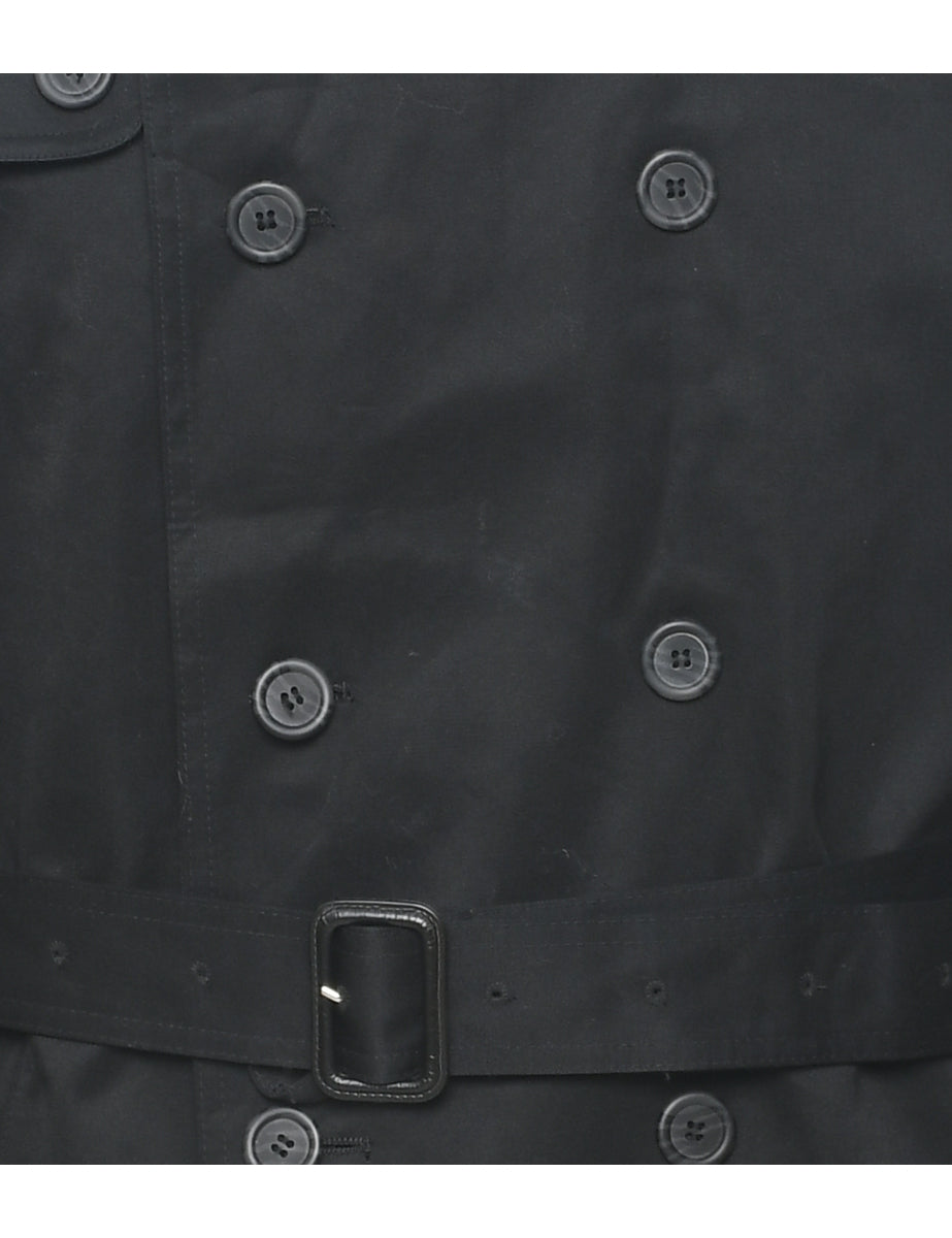 Double Breasted Trench Coat - L