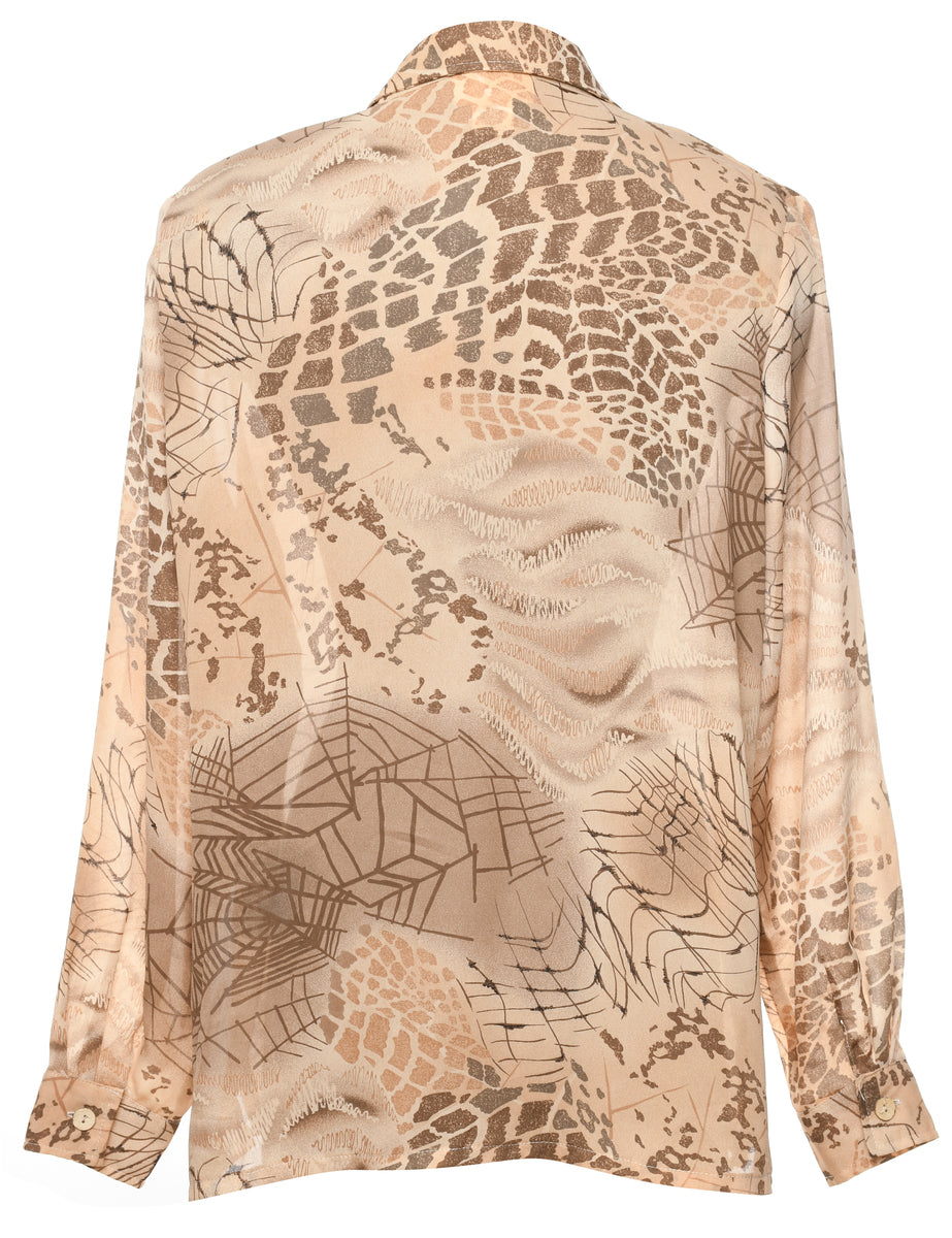 Animal Print Blouse - XL