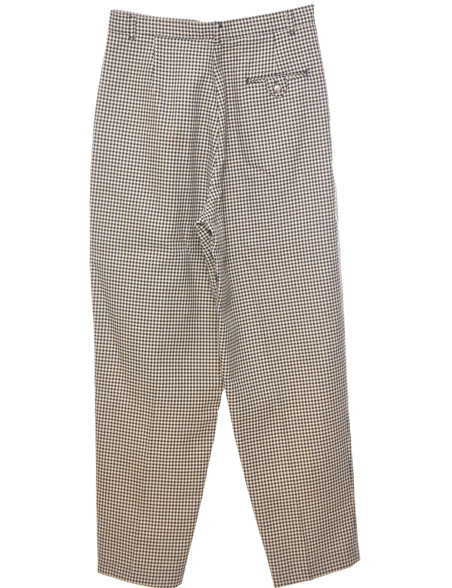 Dogtooth Checks Trousers - W30 L30