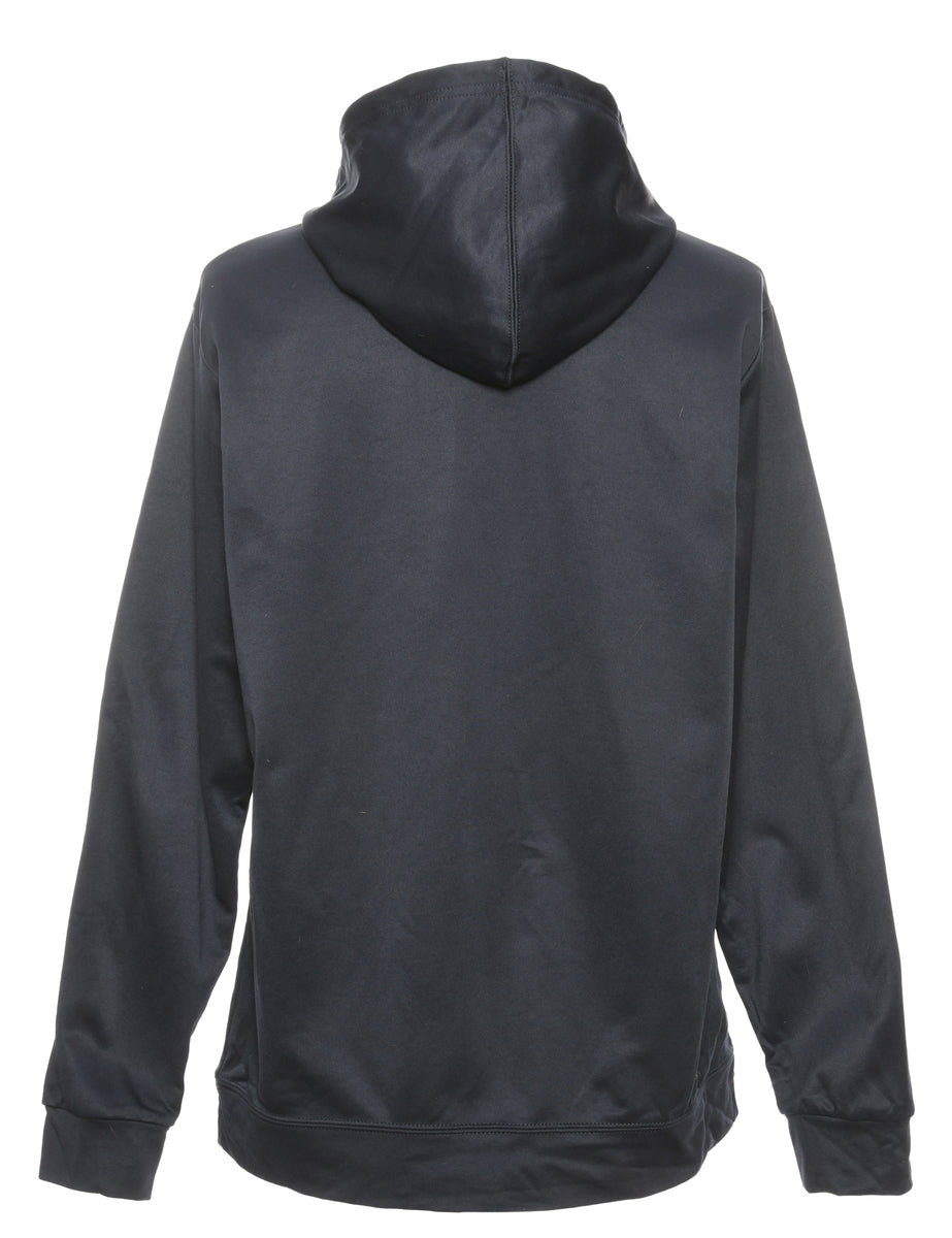 Blue Football Hooded Sports Sweatshirt - L