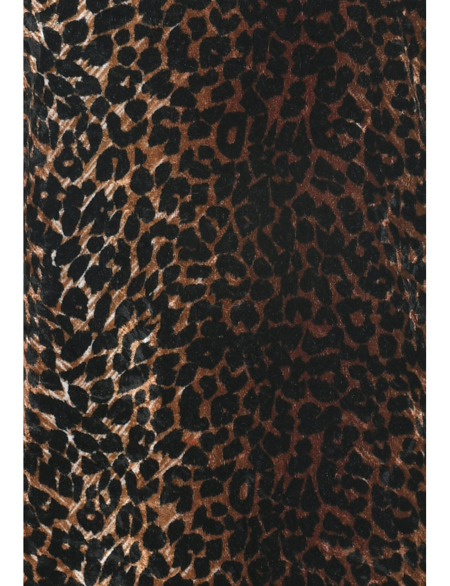 Leopard Print Top - M