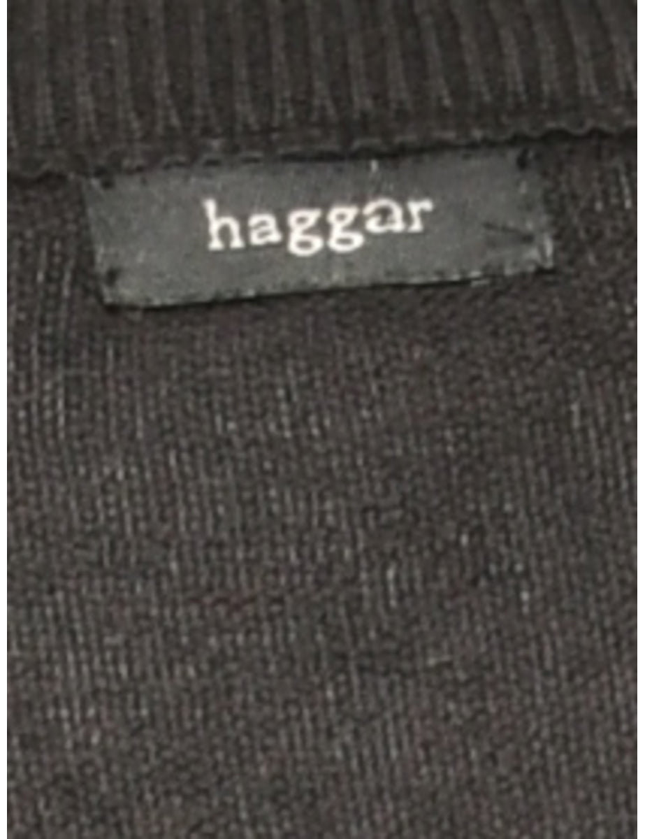 Haggar Black Knit Jumper - M