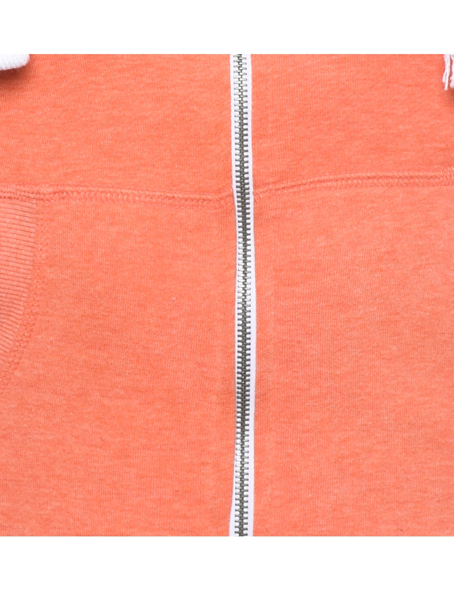 Orange Hooded Sweatshirt - XS