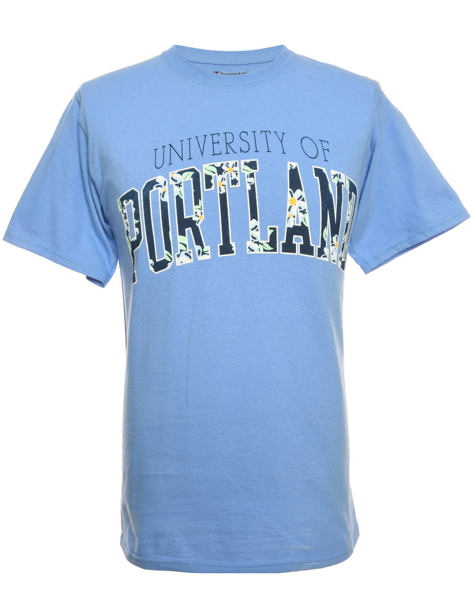 Blue Champion Printed T-shirt - S