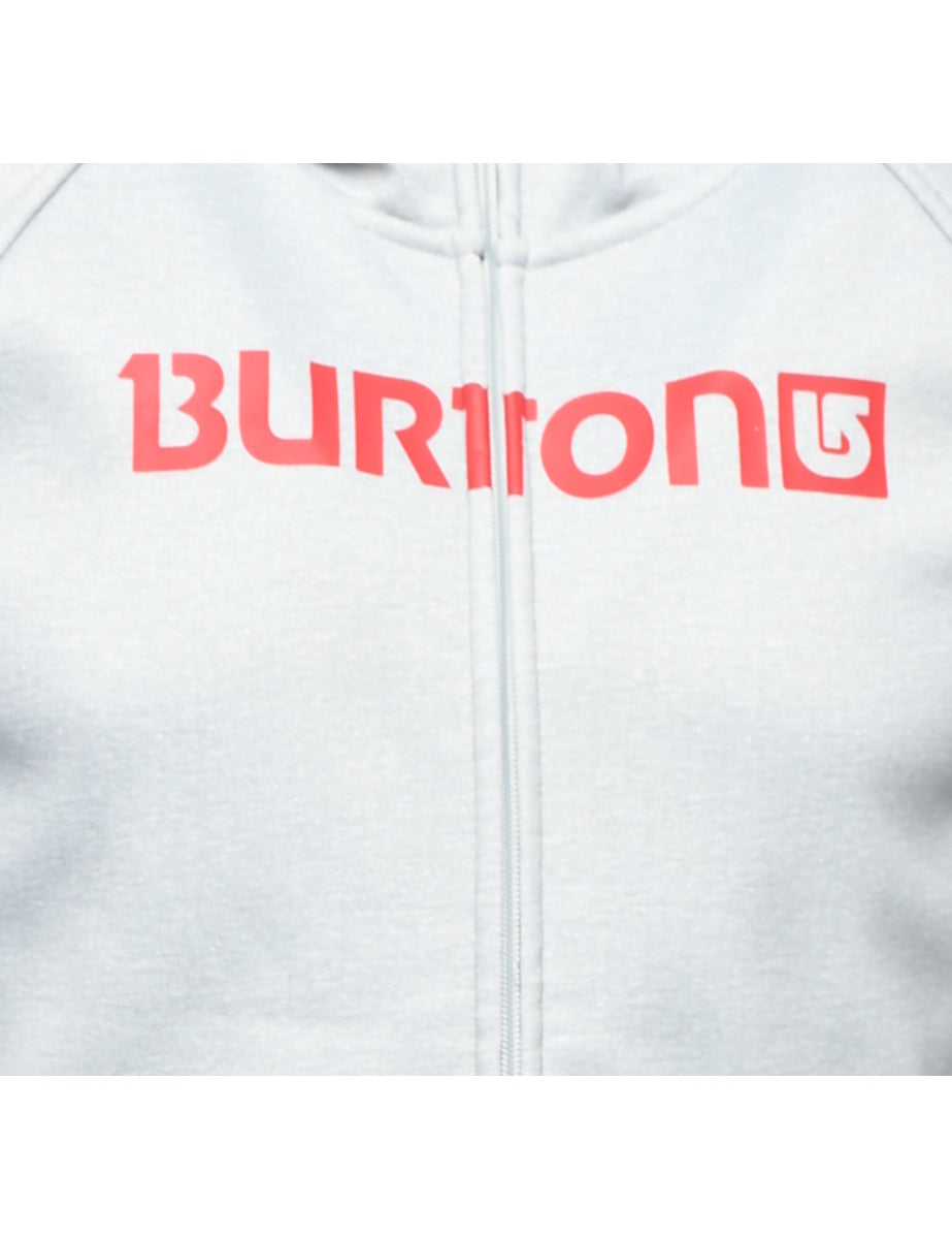 Light Grey Printed Sweatshirt - M