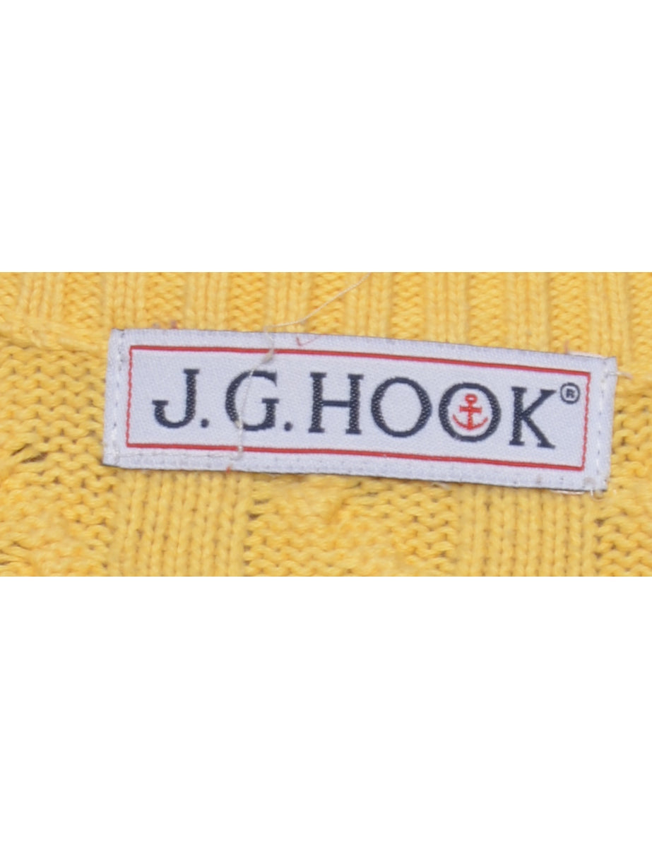 Cable Knit Cardigan - M