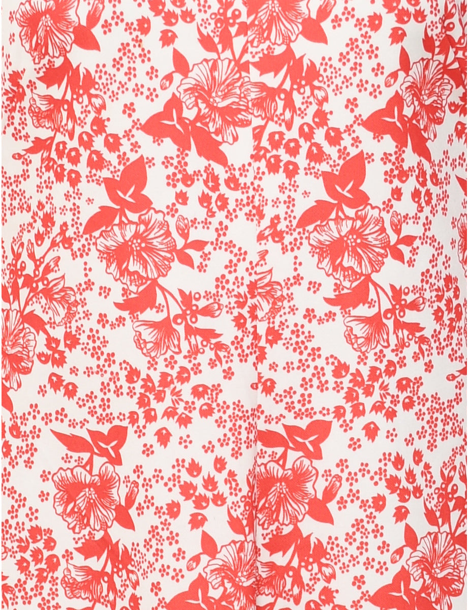 Floral Print Dress - M