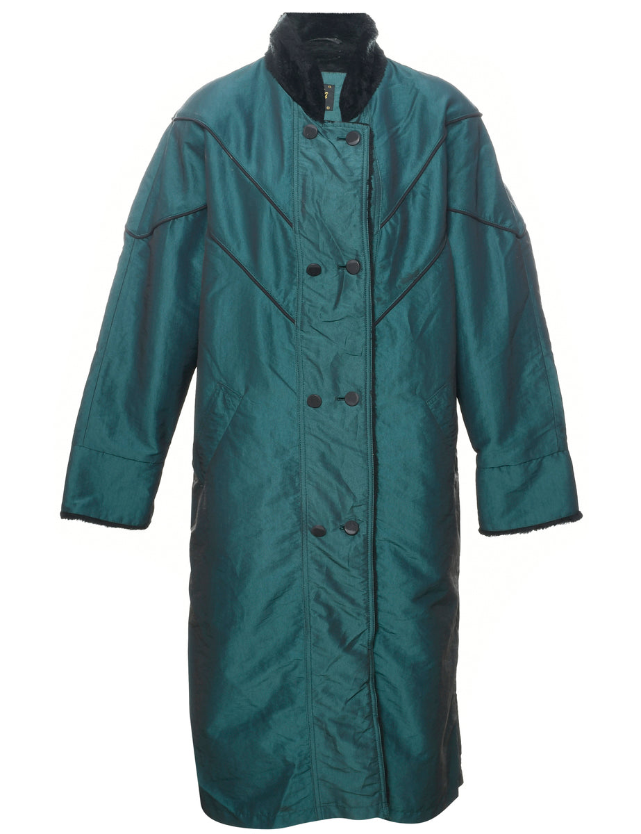 Double Breasted Trench Coat - L