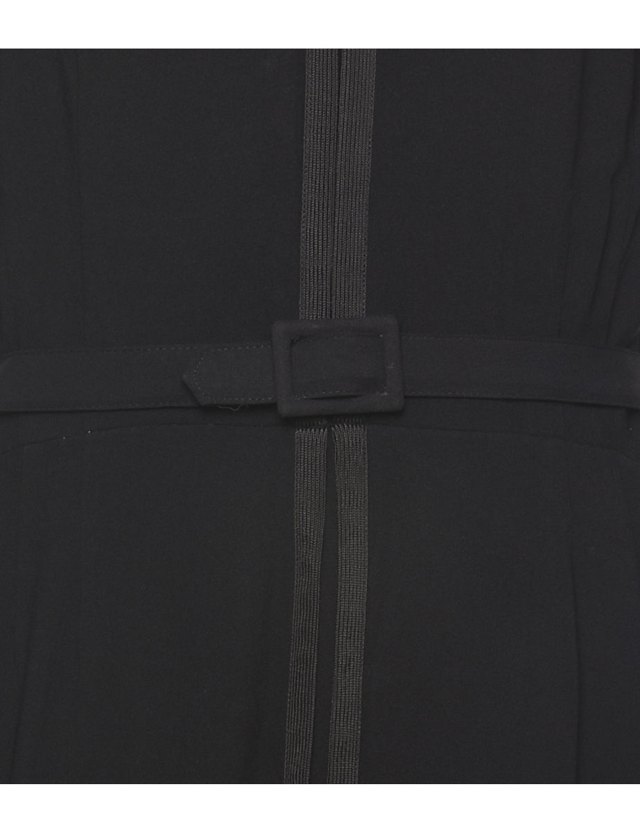 Black Classic Vintage Dress - XL