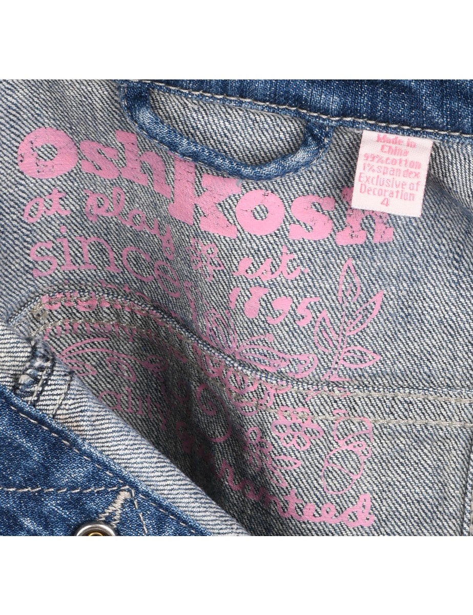 Osh Kosh B'Gosh Medium Wash Denim Jacket - 3-4 YEARS