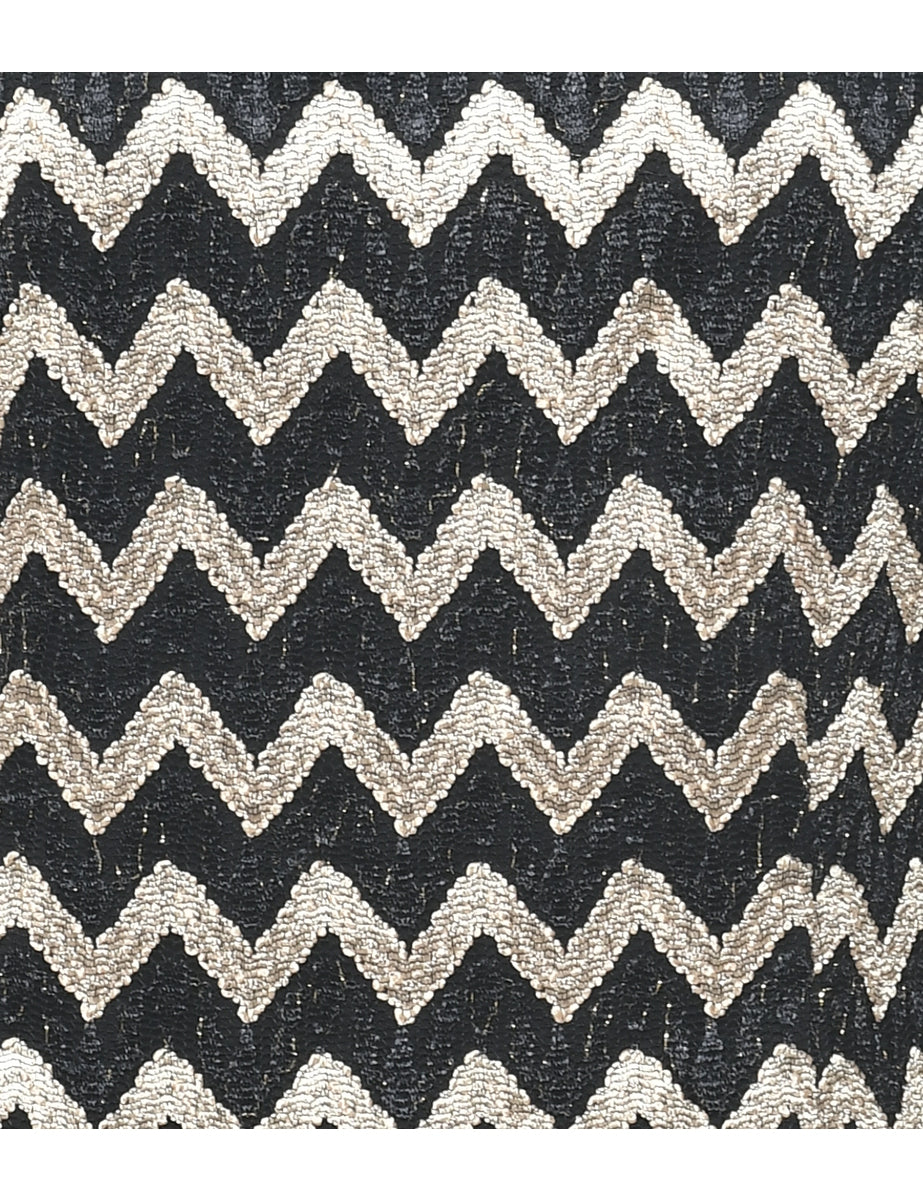 Geometric Evening Top - M