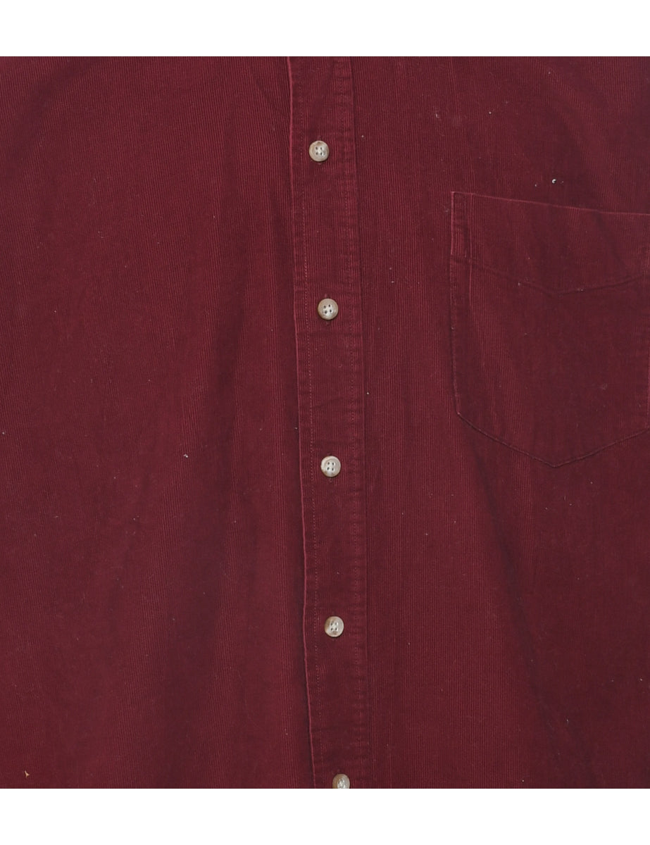 Corduroy Red Shirt - M