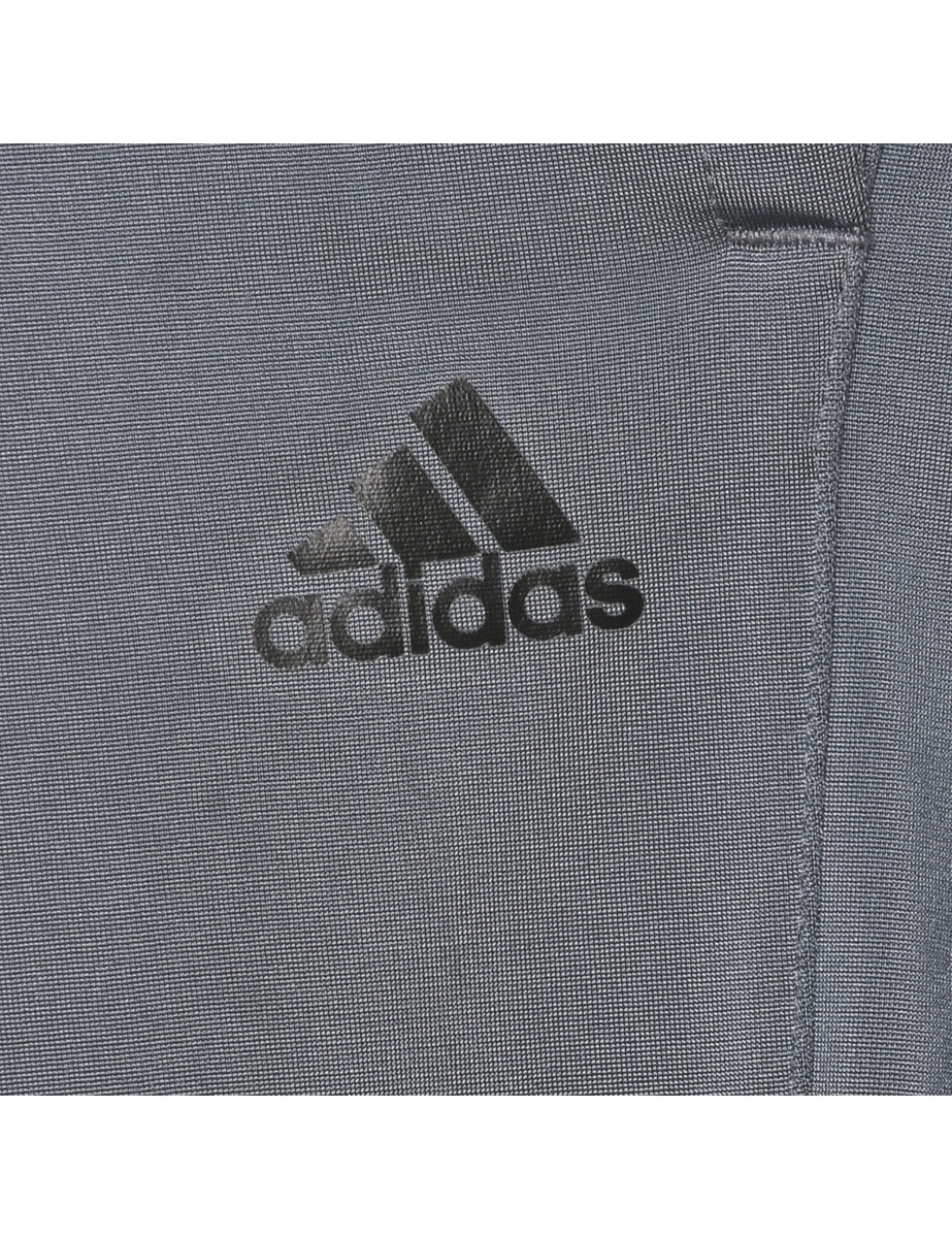 Adidas Black & Grey Track Pants - W32 L31