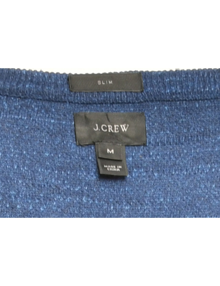 Long Sleeved Navy Jumper - M