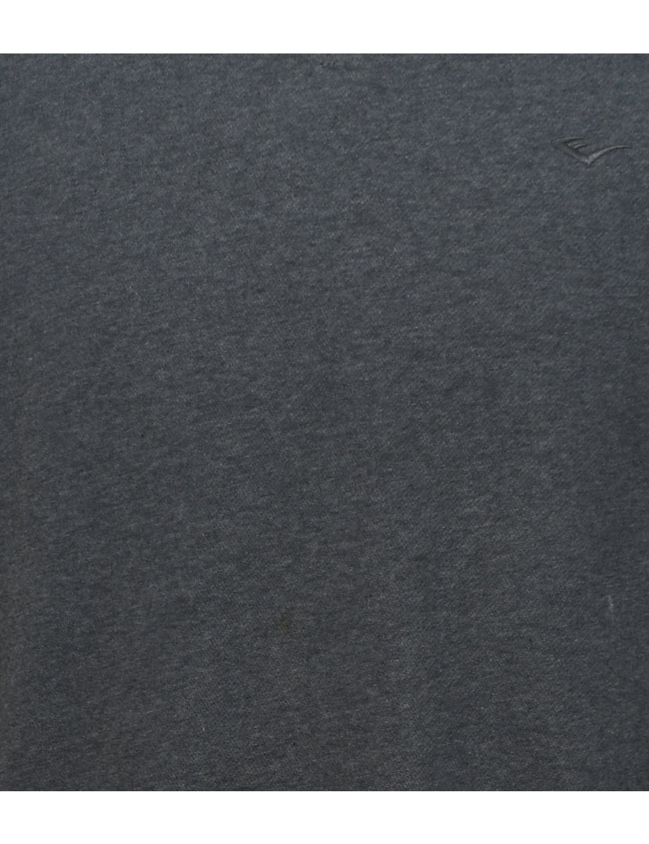 Dark Grey Plain Sweatshirt - M