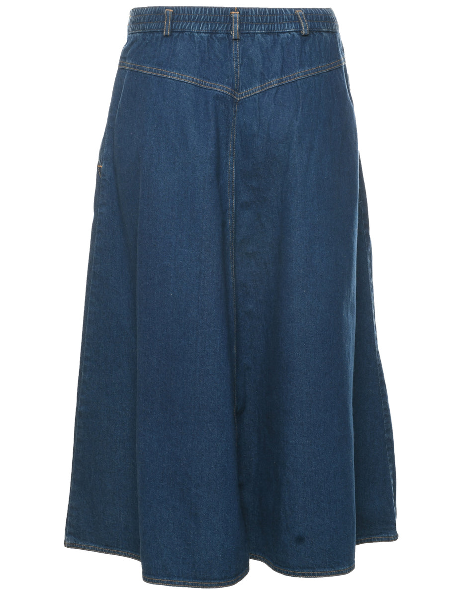 Leslie Fay Denim Skirt - M