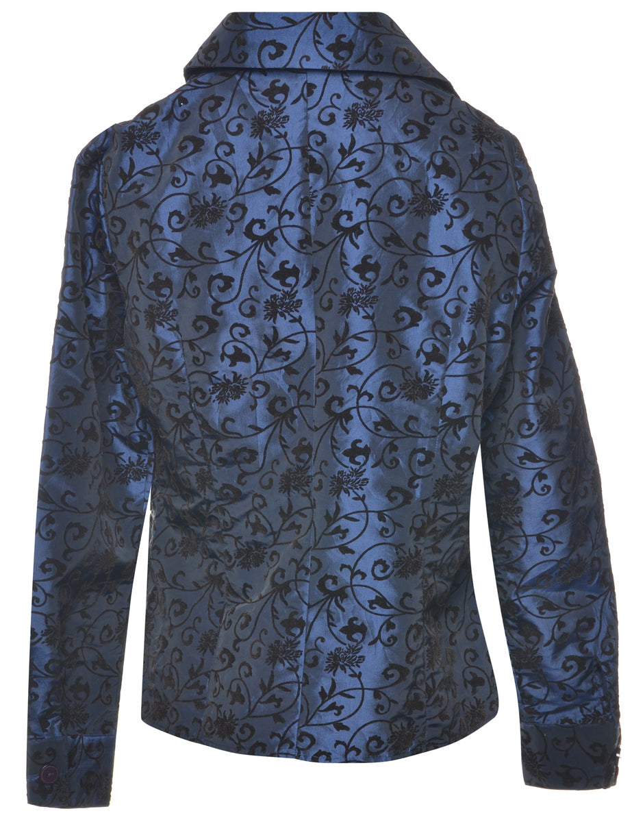 Devore Navy Jacket - L