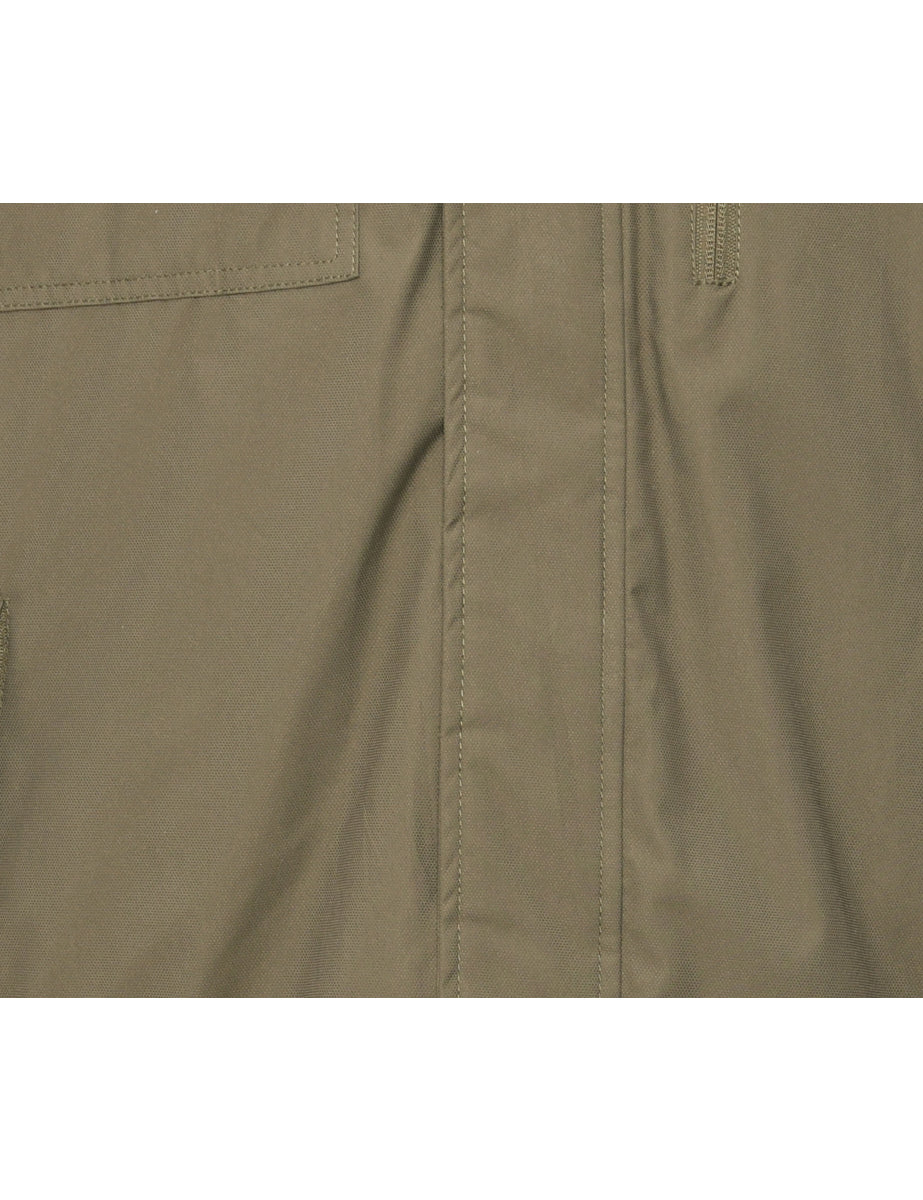 Black & Olive Green Two-Tone Mountaineering Jacket - M