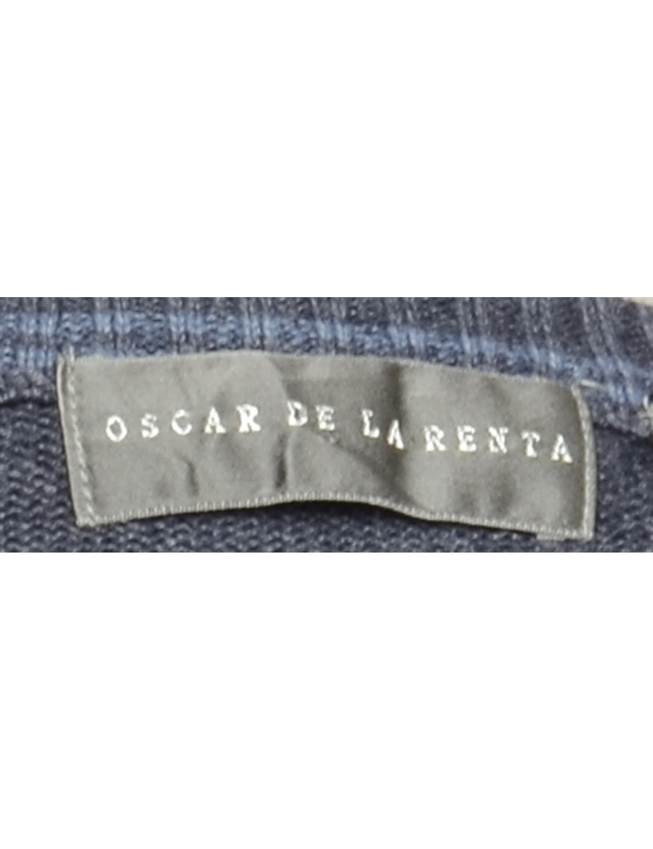 Checked Blue Jumper - XL