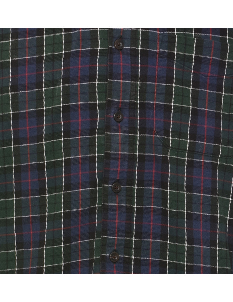 L.L. Bean Checked Shirt - M