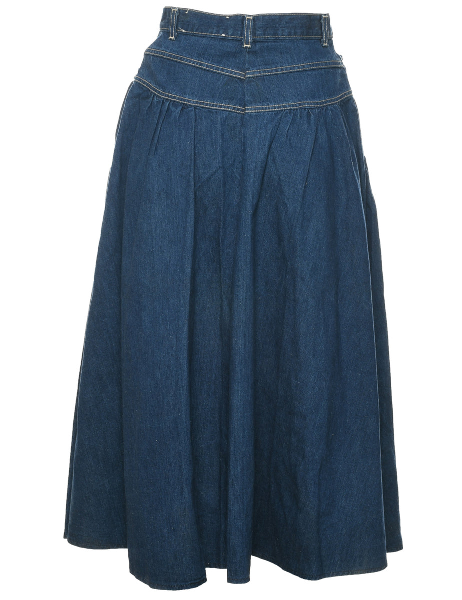 Indigo Denim Skirt - S