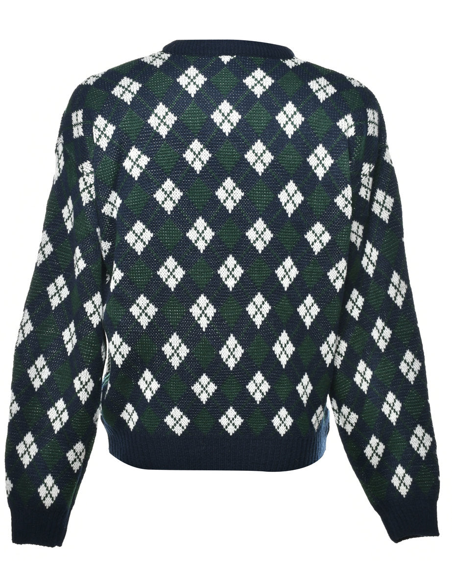 Argyle Jumper - M