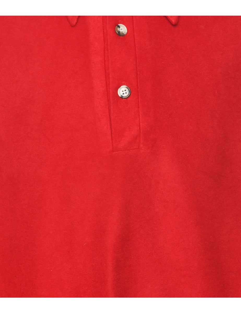 JC Penney Polo 70's Collar Shirt - L