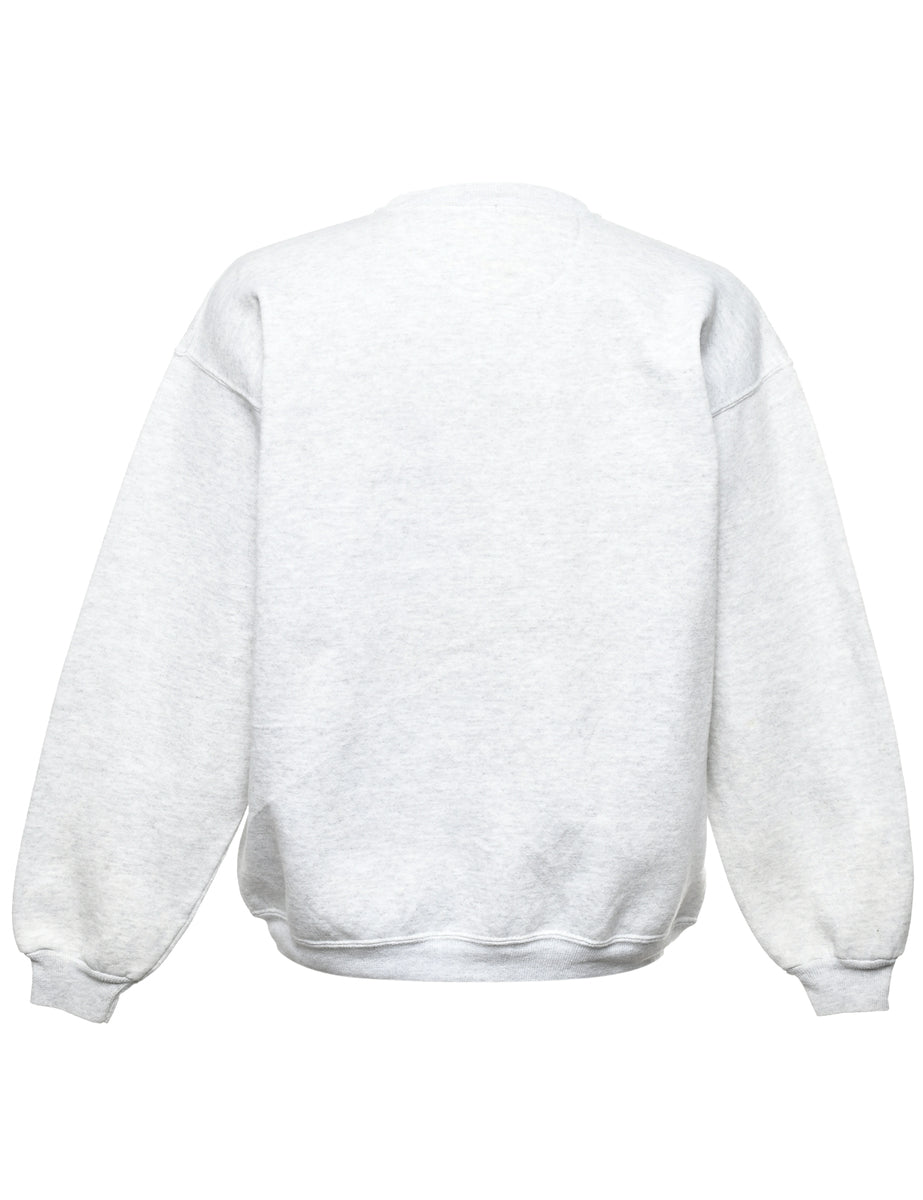 Don't Ever Give Up Cartoon Sweatshirt - L