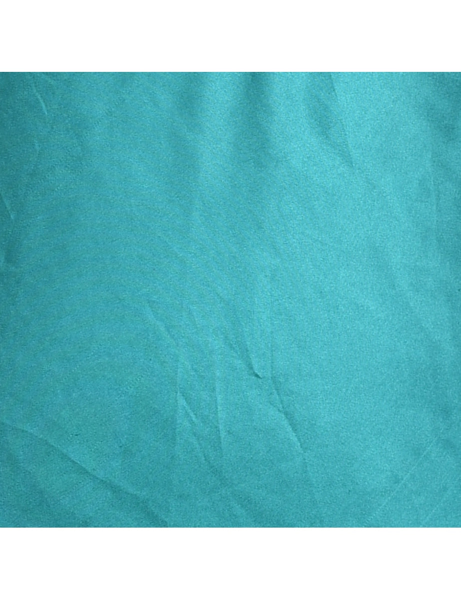 Turquoise & White Lace Trim Victoria's Secret Babydoll - S