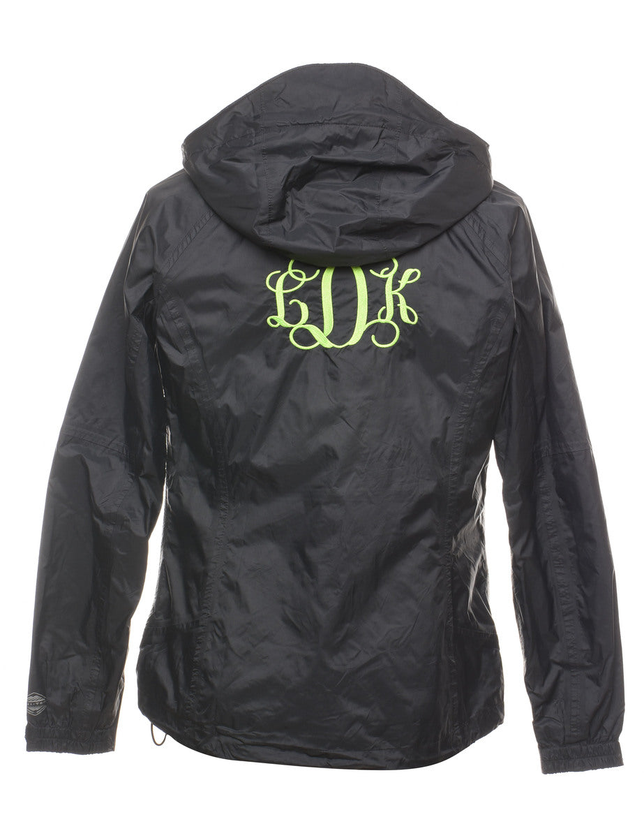 Columbia Black Zip-Front Nylon Jacket - S