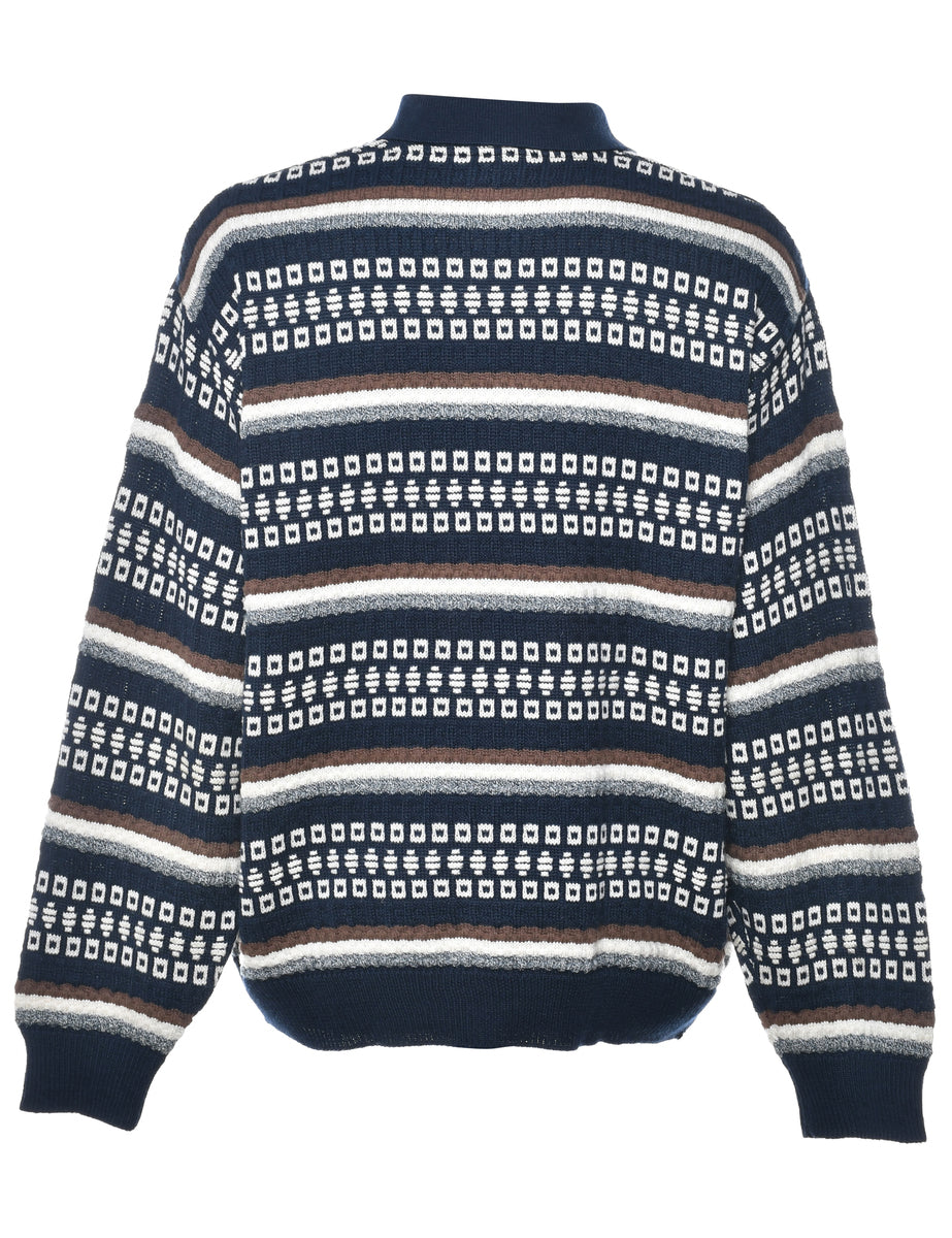 Fairisle Knit Jumper - M