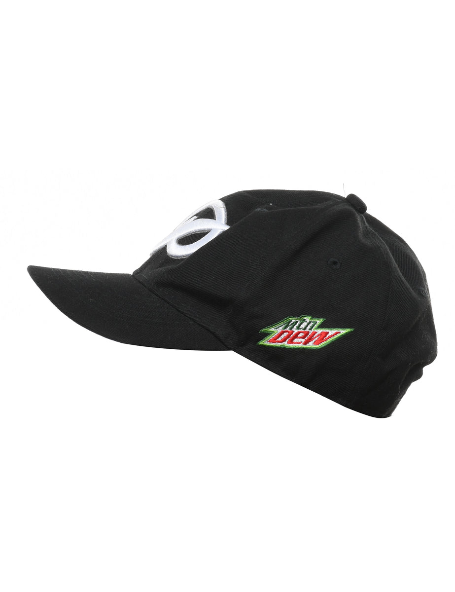 Black Embroidery P Cap - XS