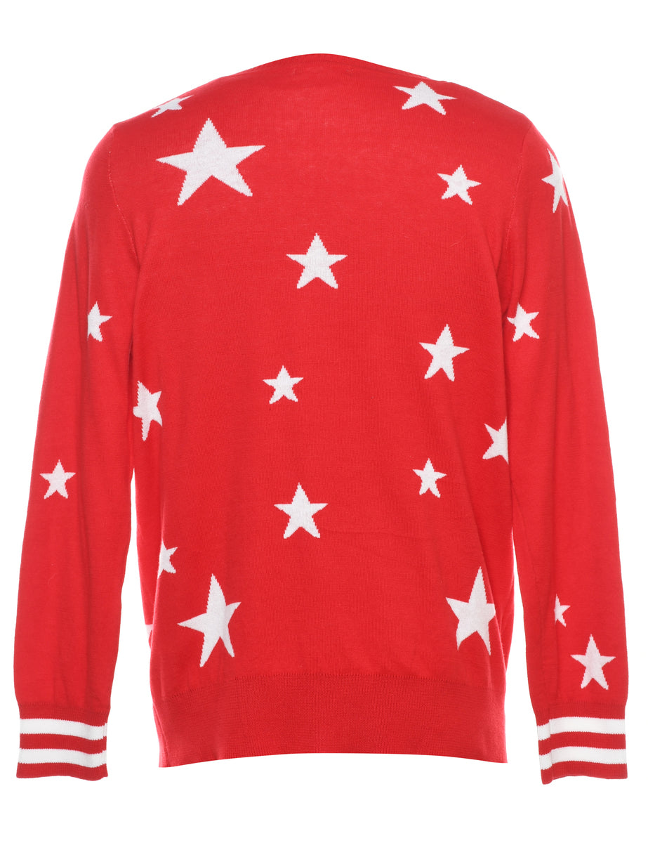 Red Christmas Jumper - S