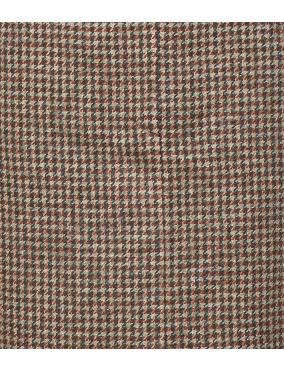 Wool Pendleton Pencil Skirt - S