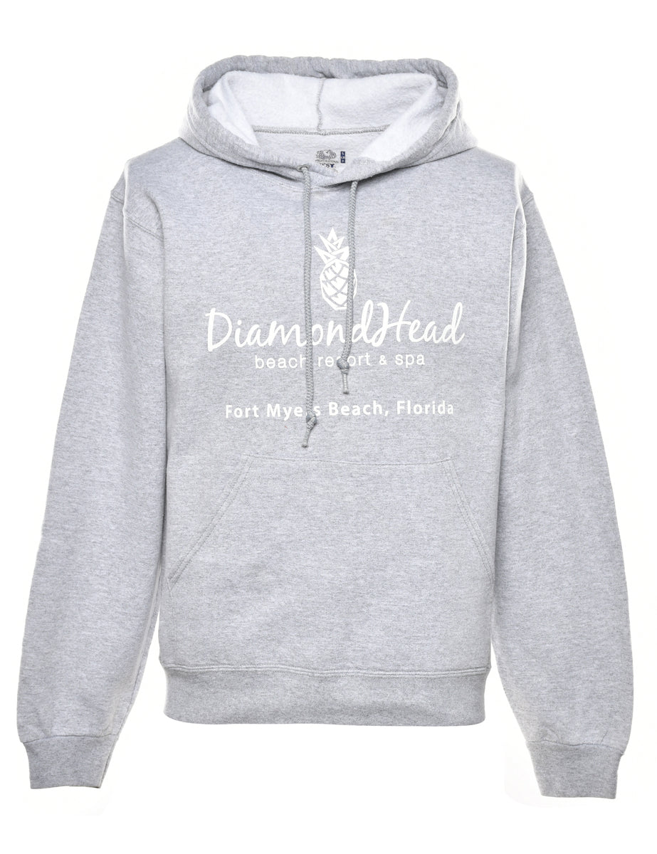 Fort Myers Beach Printed Hoodie - S