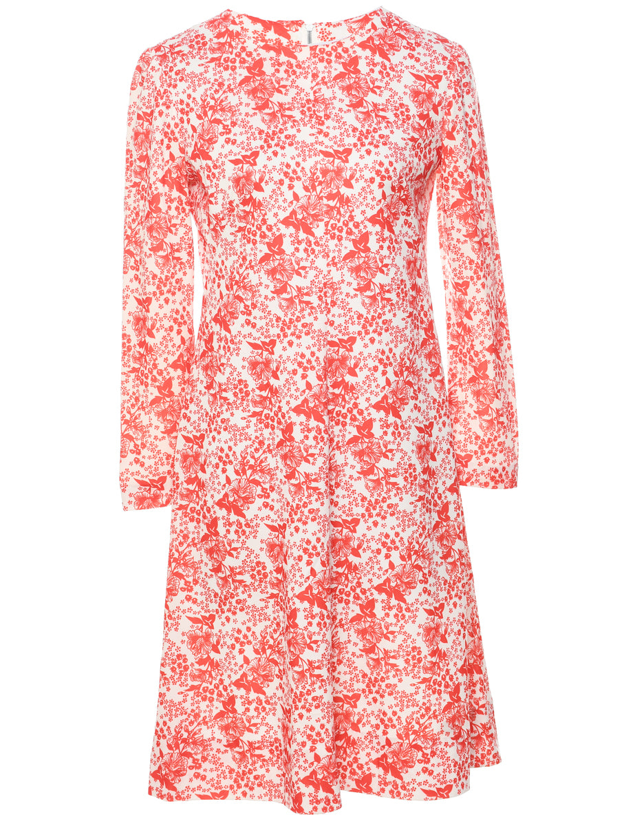 Floral Print Dress - M