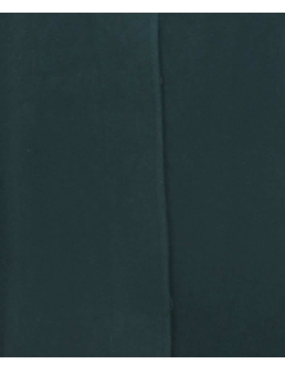 Single Breasted Wool Coat - XL