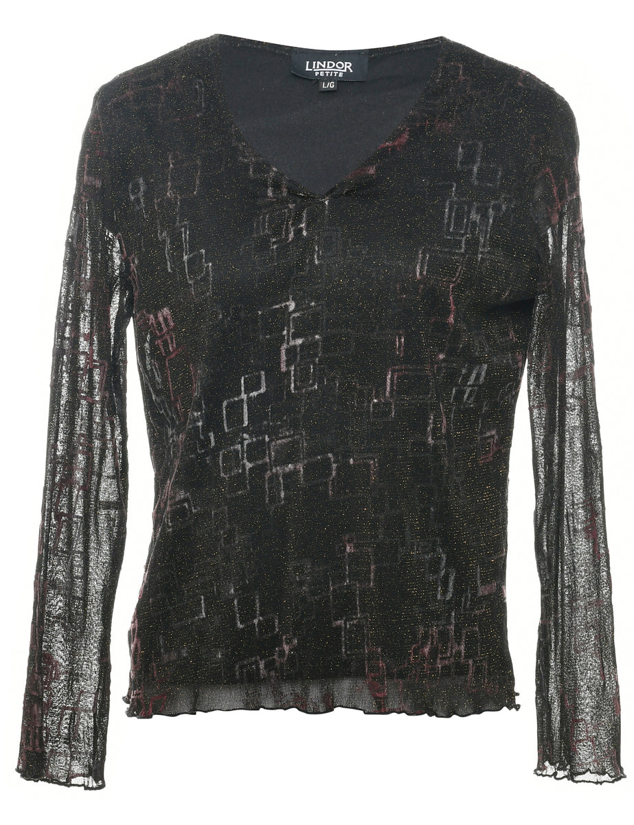 Lurex Evening Top - L