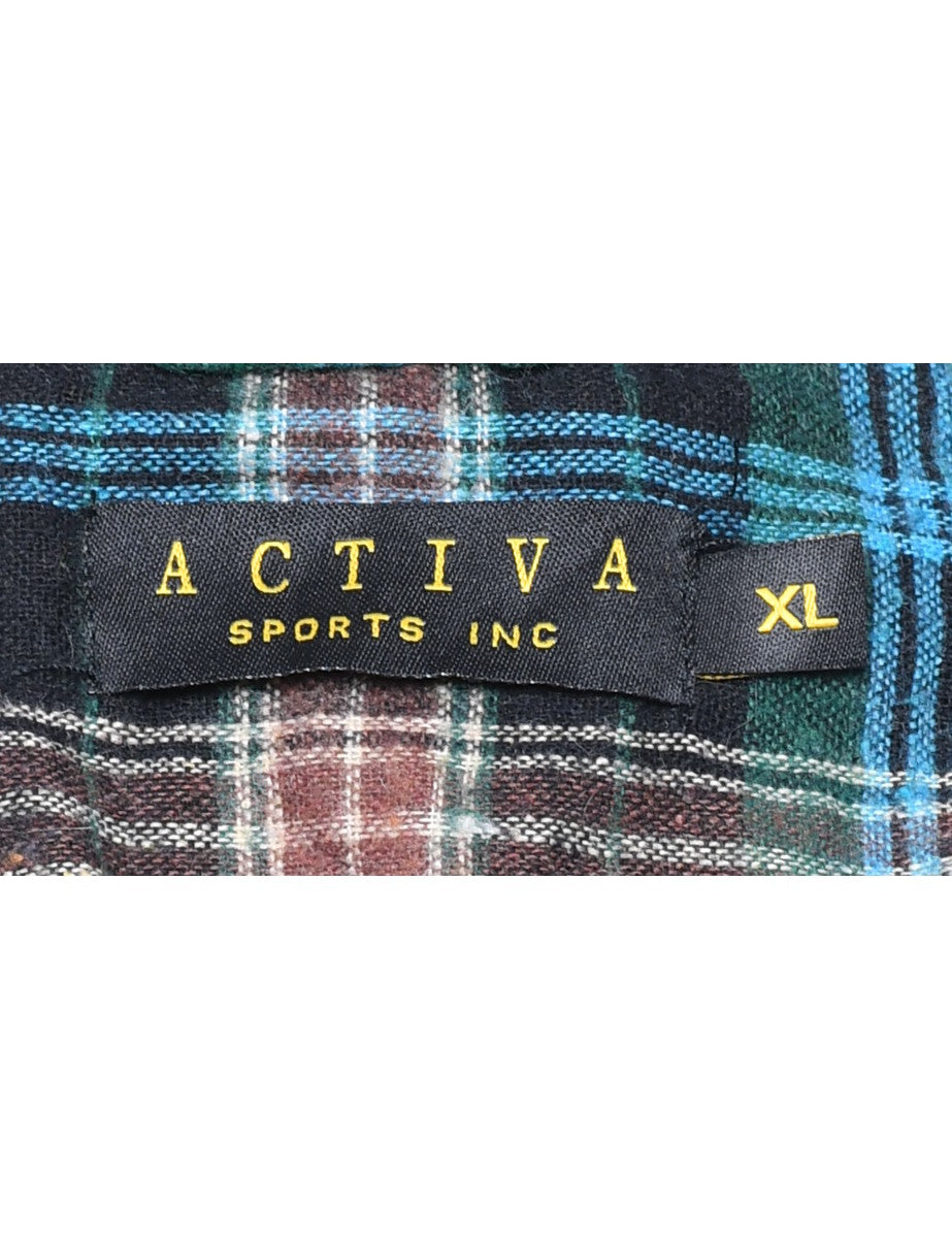 Multi-colour Checked Shirt - XL