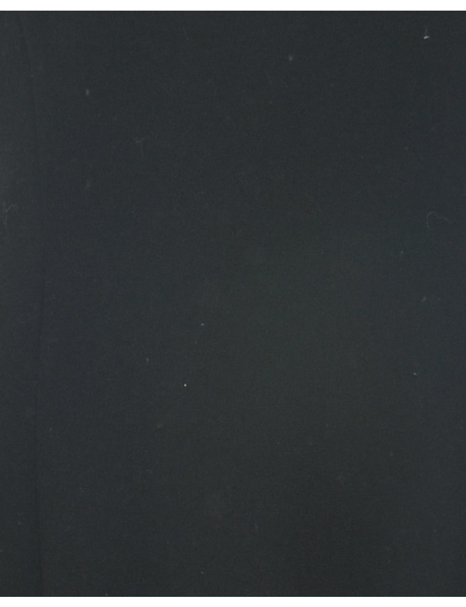 Wool Black Dress - S