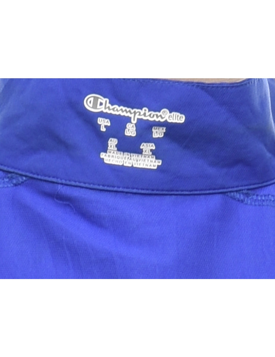 Champion Zip-Front Blue Jacket - L