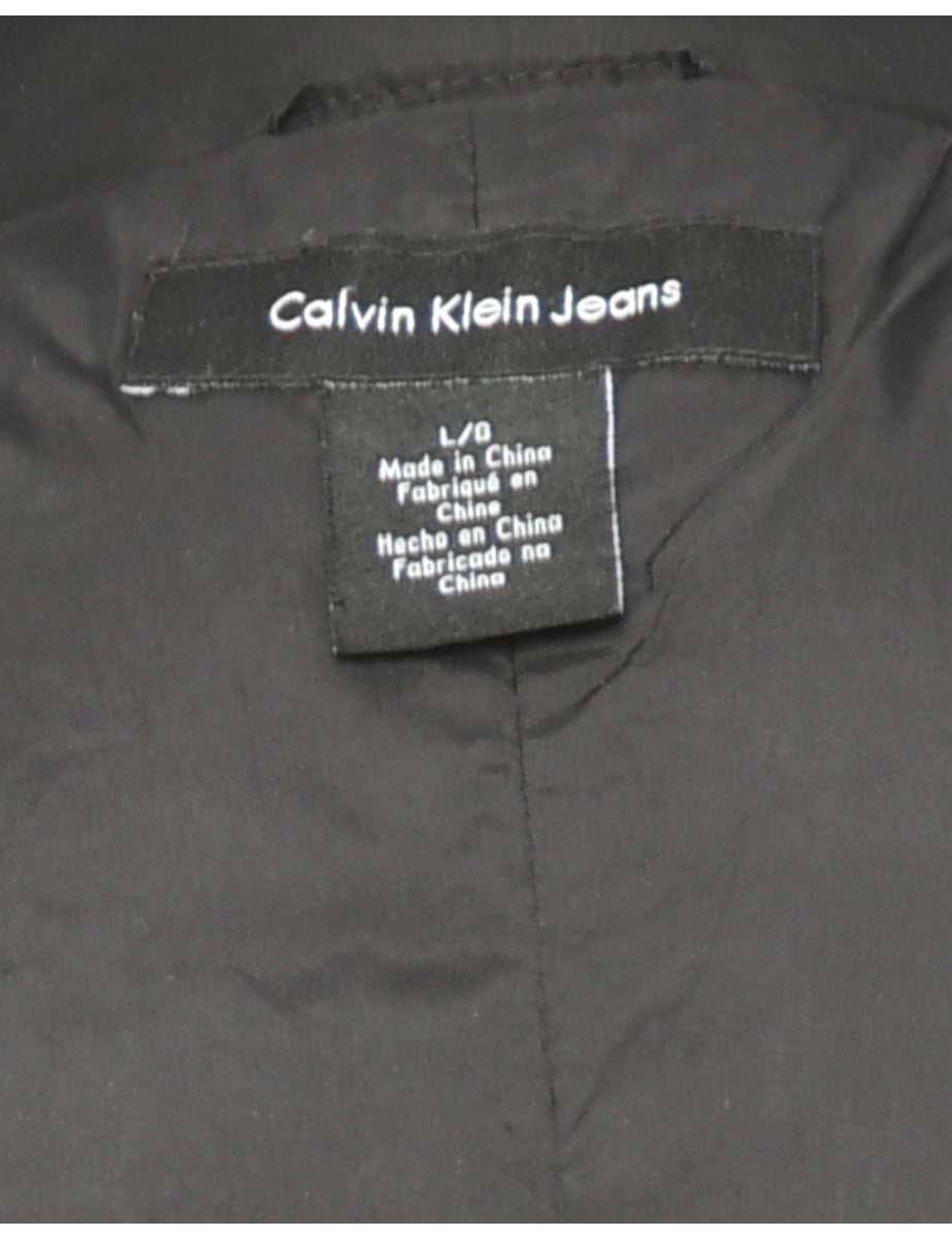 Black Calvin Klein Puffer Jacket - L