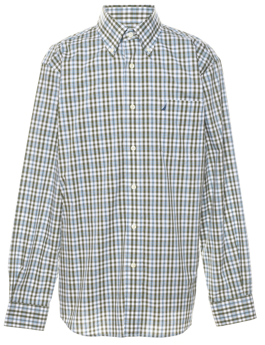Nautica Checked Shirt - L