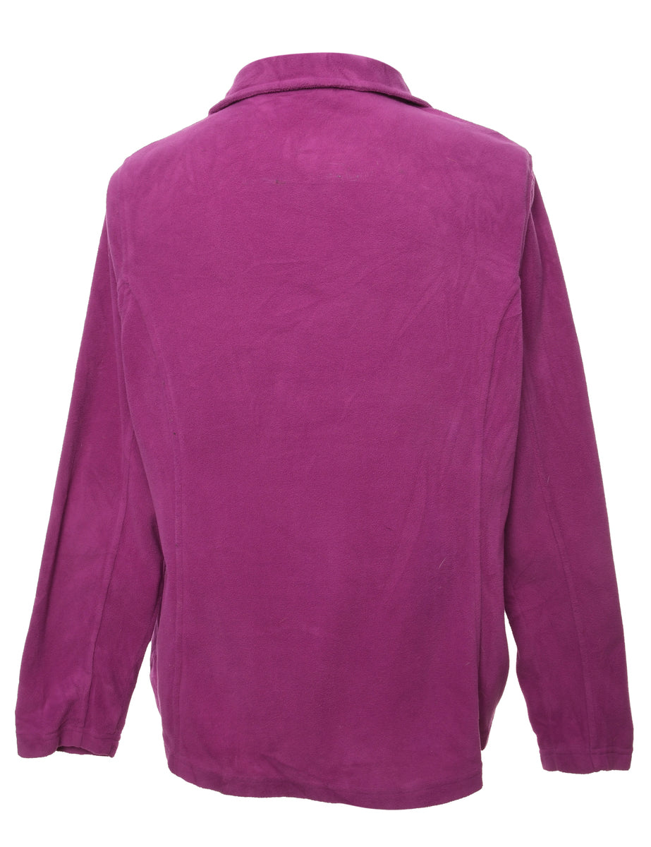Purple Fleece Sweatshirt - L
