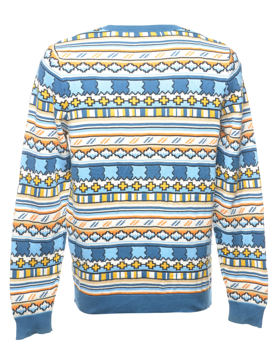 Lacoste Geometric Print Jumper - S