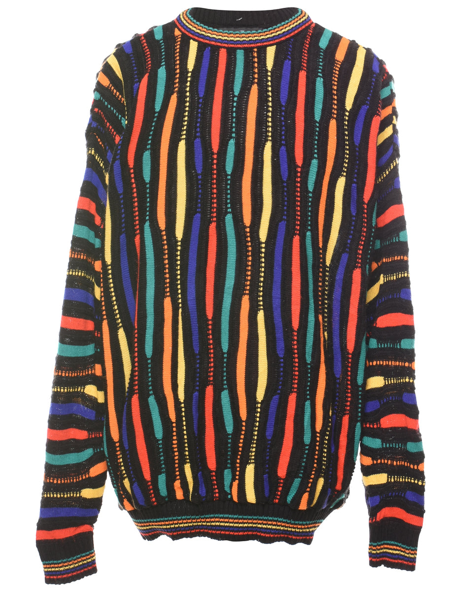 Multi-colour Patterned Jumper - XL